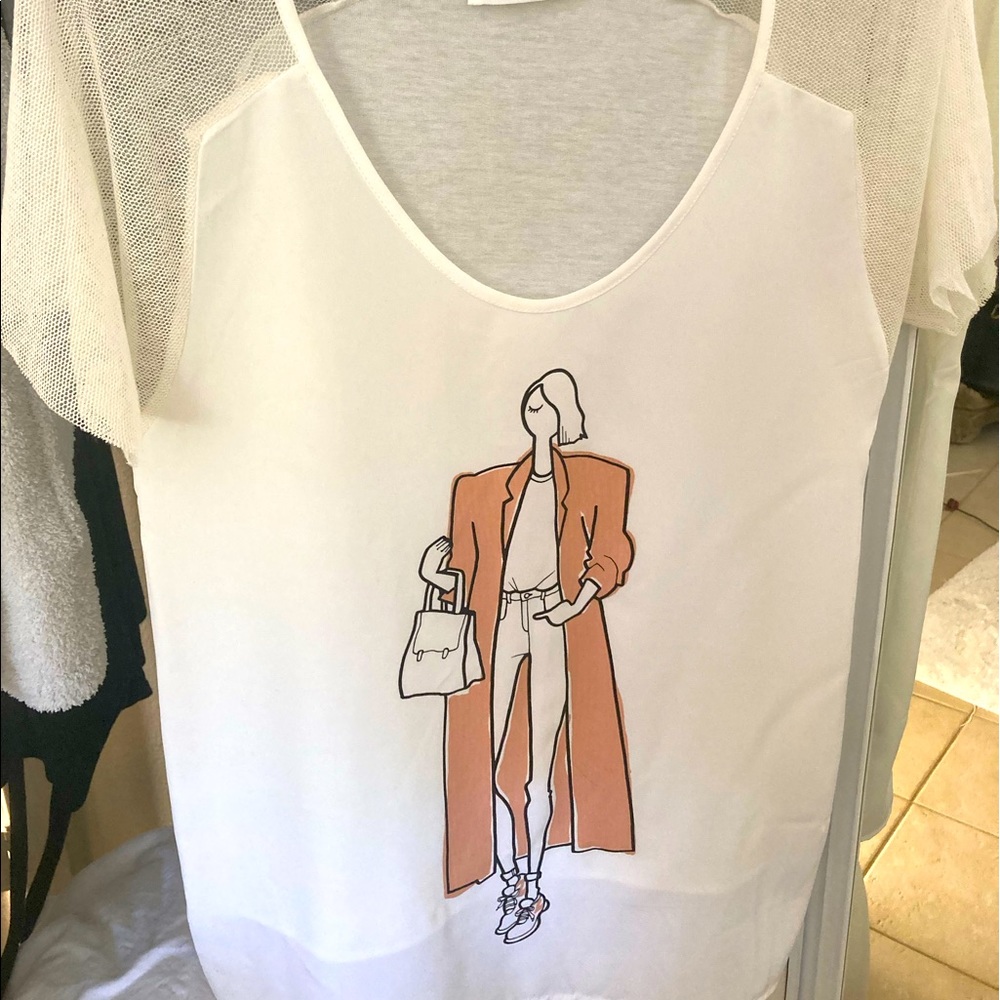 NWOT ZARA COLLECTION TEE